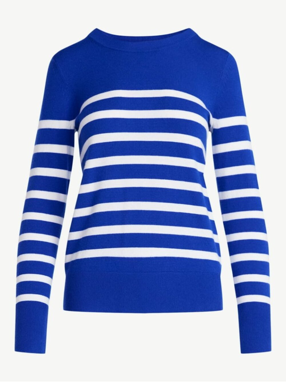 Free assembly nautical stripe women's crew neck sweater - Picture 2 of 9